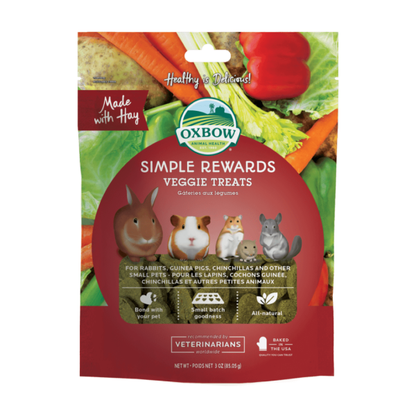 Gâteries aux légumes pour petits mammifères